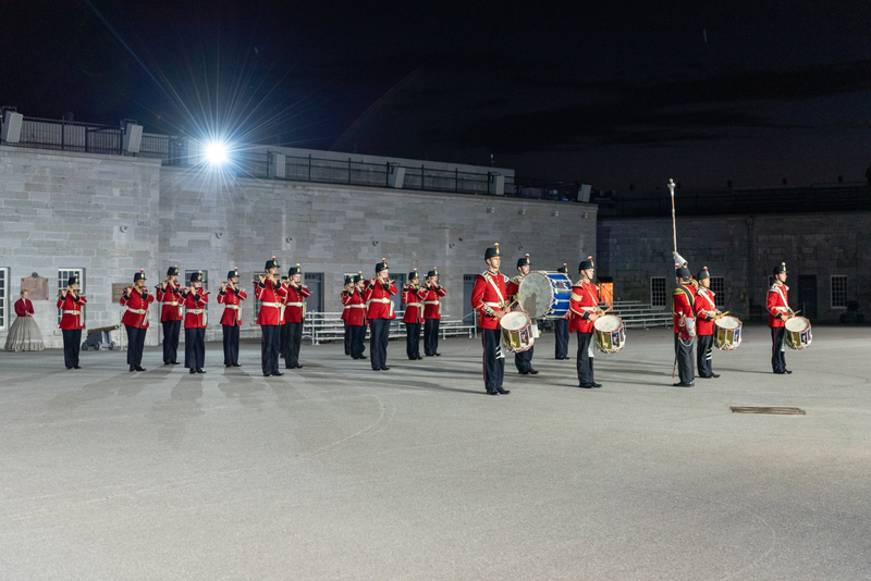 Illustration for article titled Selected Pictures from the Fort Henry Sunset Ceremony 2019 Finale